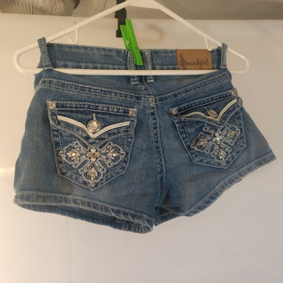 Soundgirl Denim Shorts Size 5 - Picture 3 of 4